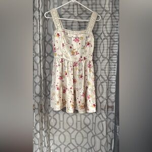 Floral shirt in Cream and Pink